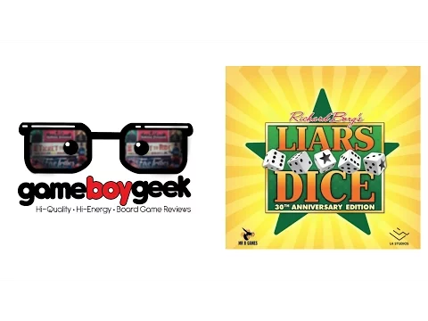 Liar's Dice (30th Anniversary Edition) Review with the Game Boy Geek