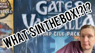 Shadows of Brimstone Gates of Valhalla - Map Tile Pack - Unboxing