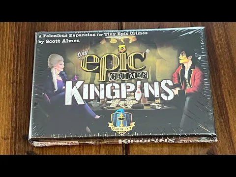 Tiny Epic Crimes: Kingpins (Gamelyn) - Unboxing