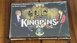 Tiny Epic Crimes: Kingpins (Gamelyn) - Unboxing