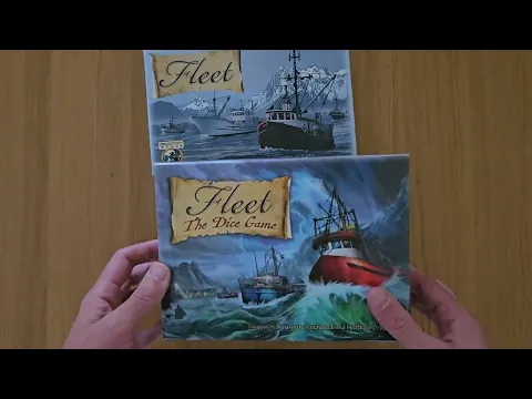 Fleet: The Dice Game second edition roll and write comparison unboxing teaser preview AmassGames 4k