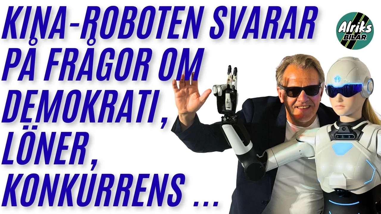 Jag ställer ALLA frågor till en Kina-bilrobot!