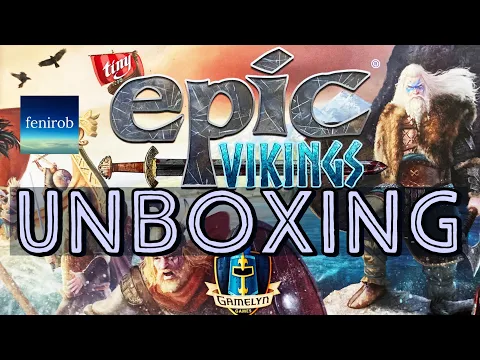 Tiny Epic Vikings (Deluxe) Board Game | Unboxing (No Talking)