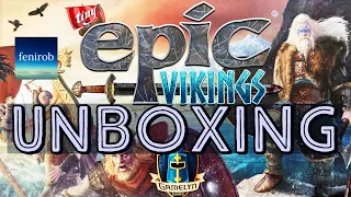 Tiny Epic Vikings (Deluxe) Board Game | Unboxing (No Talking)