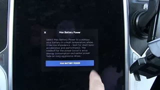 Max Battery Power to preheat battery