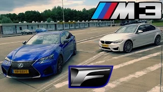 BMW M3 Competition vs Lexus GS F Review | Battle of the Badges
