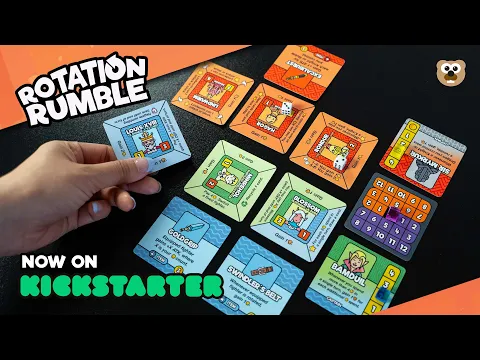 Rotation Rumble - The Micro Battle Card Game with a Twist - Kickstarter Trailer