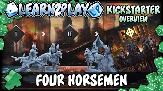 Learn to Play Presents Kickstarter overview for 4 Horsemen