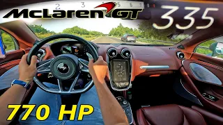 770HP McLaren GT | STAGE 1 | 335KM/H on GERMAN AUTOBAHN
