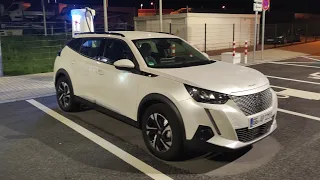 (live) Peugeot e-2008 full range and charging test