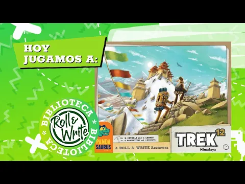 Hoy Jugamos a Trek 12 Himalaya en castellano (Juego de Mesa Roll & Write ) Partida