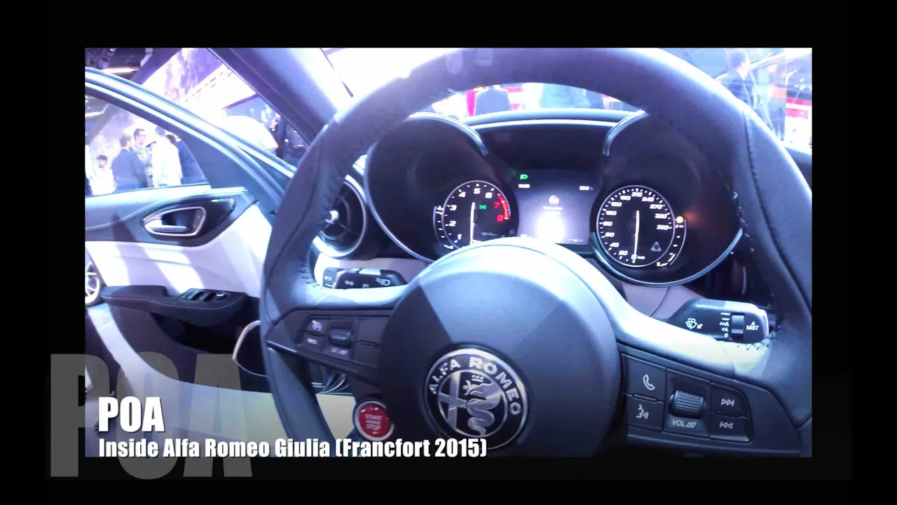Nouvelle Alfa Romeo Giulia 2016 : bienvenue à bord - Salon de Francfort