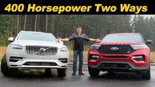 2020 Ford Explorer ST vs 2020 Volvo XC90 T8 | Mainstream vs Luxury