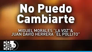 No Puedo Cambiarte, Miguel Morales La Voz y Juan David Herrera El Pollito - Audio