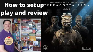 Terracotta Army how to setup play and review #boardgame AmassGames #tabletop #games #gametok #4k