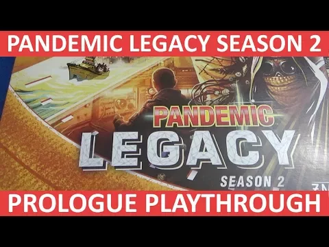 Pandemic Legacy: Season 2 - Prologue Playthrough