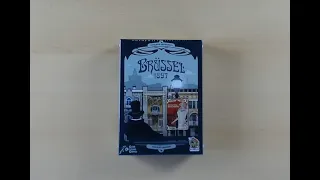 Unboxing Brüssel 1897 (Kennerspiel / Kartenspiel)