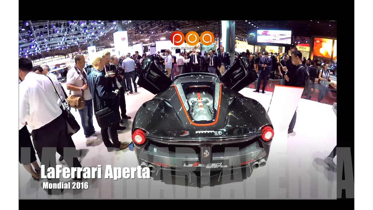 Ferrari LaFerrari Aperta 2016 - Mondial de l'Automobile 2016 8/20