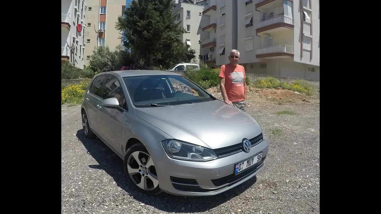 Deutscher Rentner und sein VW Golf 7 in der Türkei :) Fahrbericht aus Antalya TARIK BAY