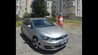 Deutscher Rentner und sein VW Golf 7 in der Türkei :) Fahrbericht aus Antalya TARIK BAY