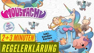 Moustache Regeln Anleitung Erklärung Kartenspiel Stichspiel Familienspiel