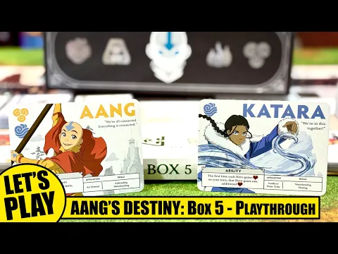 AVATAR the LAST AIRBENDER: AANG's DESTINY Deck Building Game Playthrough Box 5 | The OP