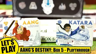 AVATAR the LAST AIRBENDER: AANG's DESTINY Deck Building Game Playthrough Box 5 | The OP