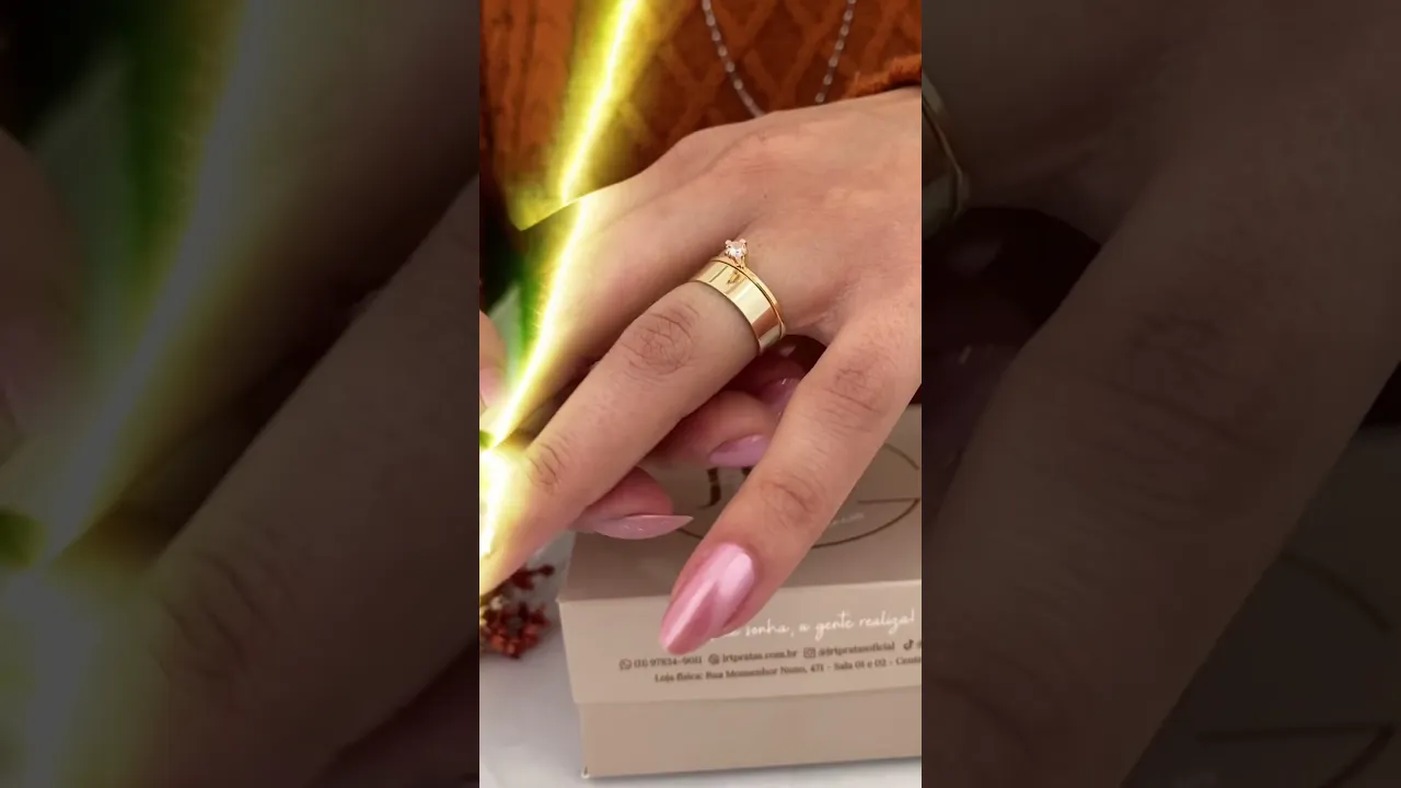 Vídeo de Jrt Pratas - Aliança Namoro Noivado e Casamento