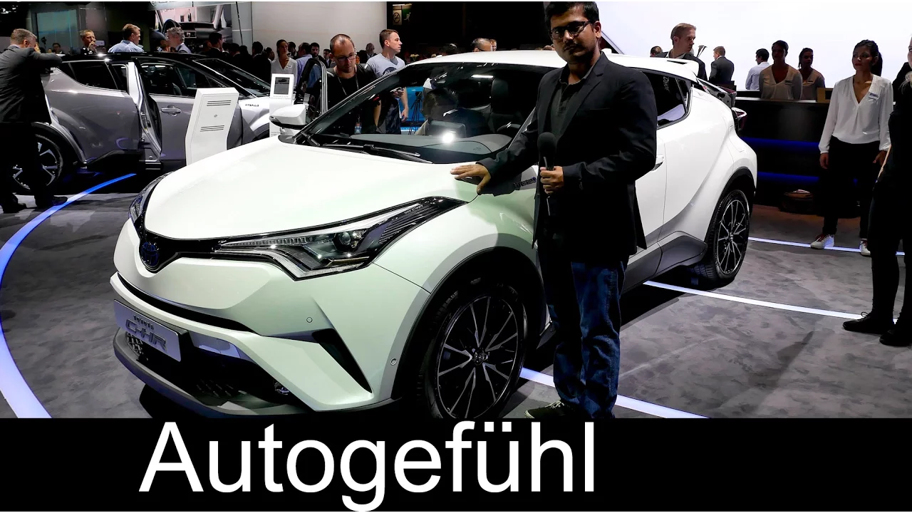 Toyota C-HR crossover hybrid first Exterior/Interior review Paris Motor Show