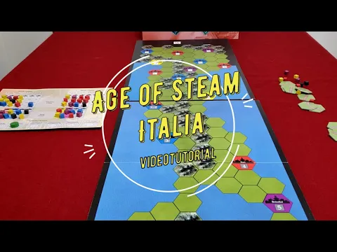 Videotutorial: Age of Steam, mapa de Italia. Lucha de expertos ᴴᴰ