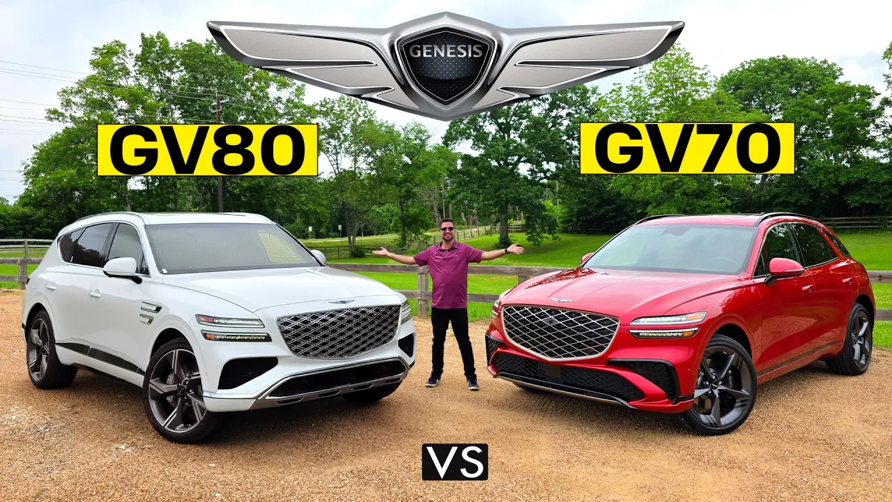 SIMILAR SIBLINGS! -- 2026 Genesis GV80 vs. 2026 Genesis GV70: Comparison