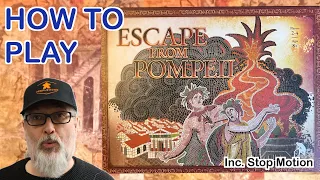 Escape from Pompeii | Board Game | How to Play | Kickstarter Preview | Exekias Games