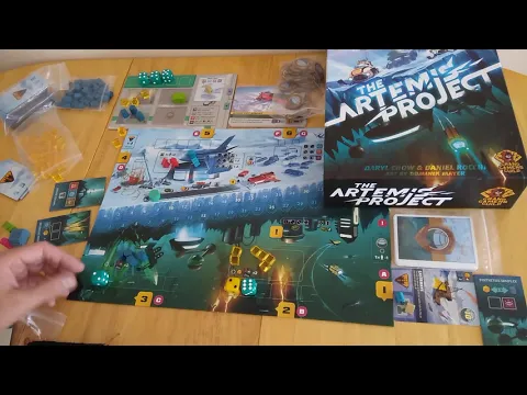 The Artemis Project - how to play * Amass Games * board game Alien Frontiers HD Grand Gamers Guild
