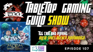 Tabletop Gaming Guild Show: MLEM Space Agency Playthrough on Board Game Arena
