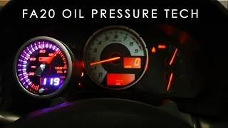 FRS - BRZ Oil Pressure and Temperature Tech FA20