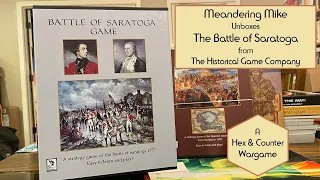 Unboxing of The Battle of Saratoga