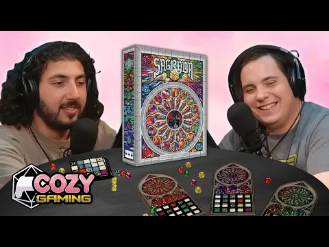 Sagrada Board Game Playthrough | Dice Drafting & Stained Glass Puzzle