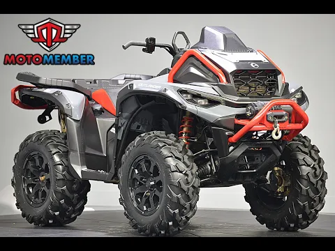 2025 Can-am Outlander X Mr 1000r Granite Grey & Legion Red Thumbnail alt