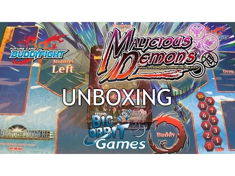 Future Card Buddyfight H-TD02 Malicious Demons Unboxing