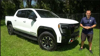 The NEW 2026 Sierra EV AT4 has the MOST range of any electric truck