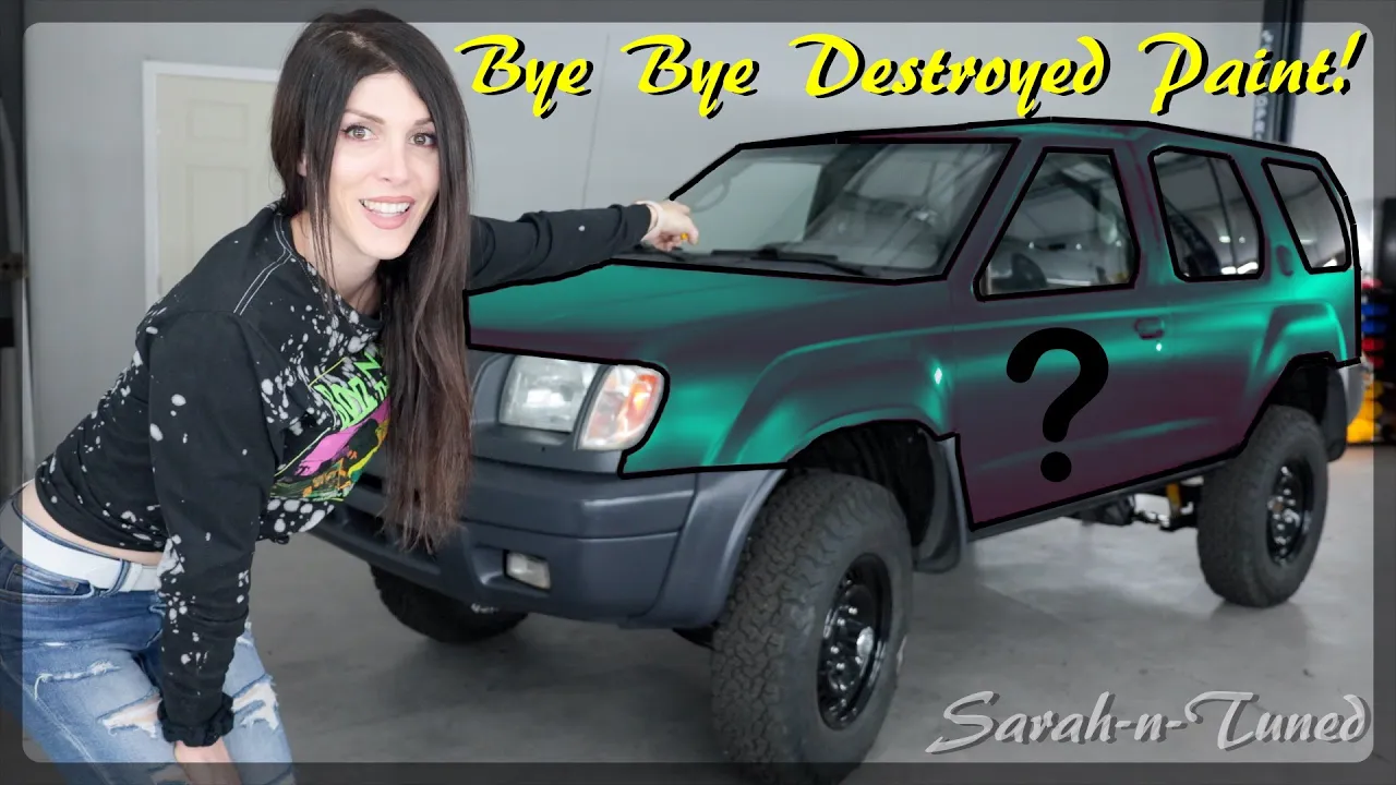 Surprise Wrapped My Little Sisters Truck! // Overland Nissan Xterra