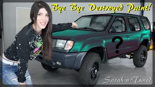 Surprise Wrapped My Little Sisters Truck! // Overland Nissan Xterra