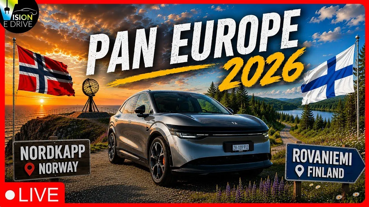 Pan Europe mit dem ZEEKR 7X Privilege AWD - Vom Nordkapp 🇳🇴 nach Rovaniemi 🇫🇮 - 15'000km Roadtrip!