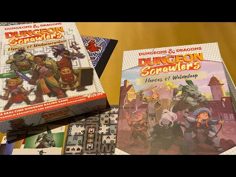 Dungeon Scrawlers Game Review (and Comparison) - Both Heroes of Undermountain & Heroes of Waterdeep