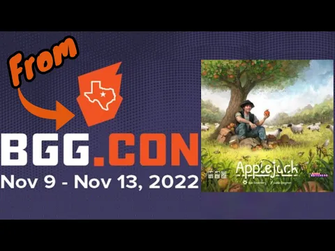 Applejack - Quick Gamer Thoughts From #BGGCon2022 #boardgames #boardgamereview
