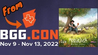 Applejack - Quick Gamer Thoughts From #BGGCon2022 #boardgames #boardgamereview