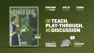 Power Grid - Benelux - 4p Teaching, Play-through, & Round table by Heavy Cardboard