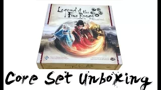 Legend of the Five Rings (Fantasy Flight Games) Core Set Unboxing and Overview - Imperial Chronicle