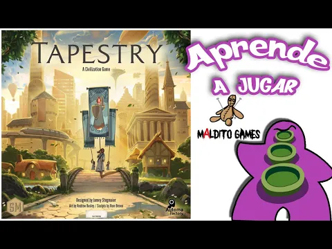 Tapestry - Cómo se juega - Tutorial - Juego de Mesa