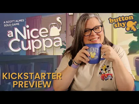 Ep 156 - a Nice Cuppa: A Scott Almes Simply Solo Game from Button Shy